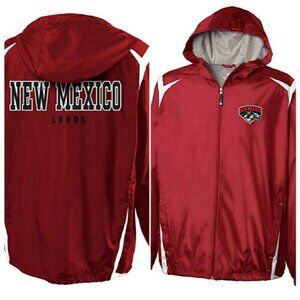 NCAA New Mexico Lobos Unisex Collision Windbreaker Jacket Youth Size L